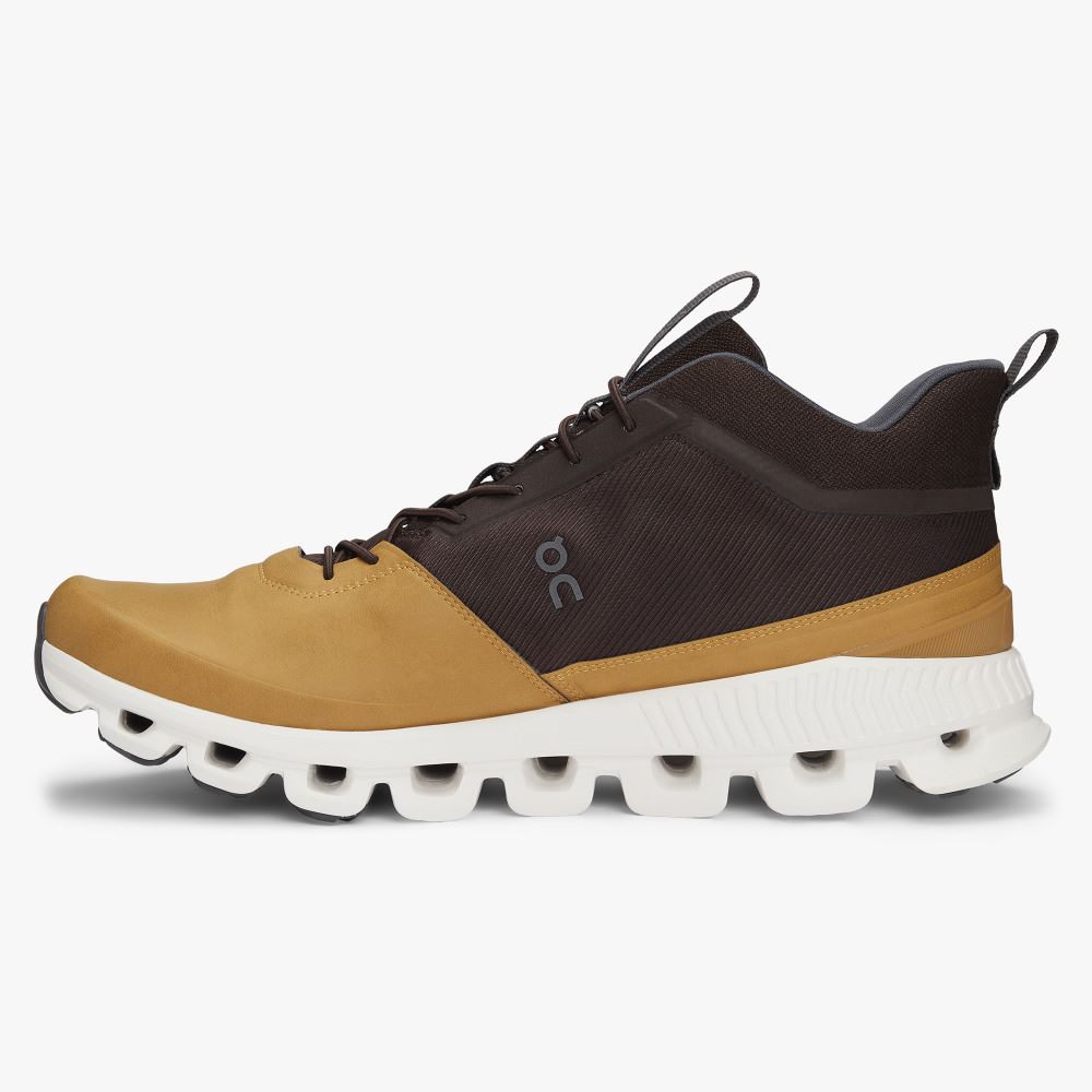 On Running Cloud Hi Miesten Tennarit Keltainen Ruskea | GVE1073HU