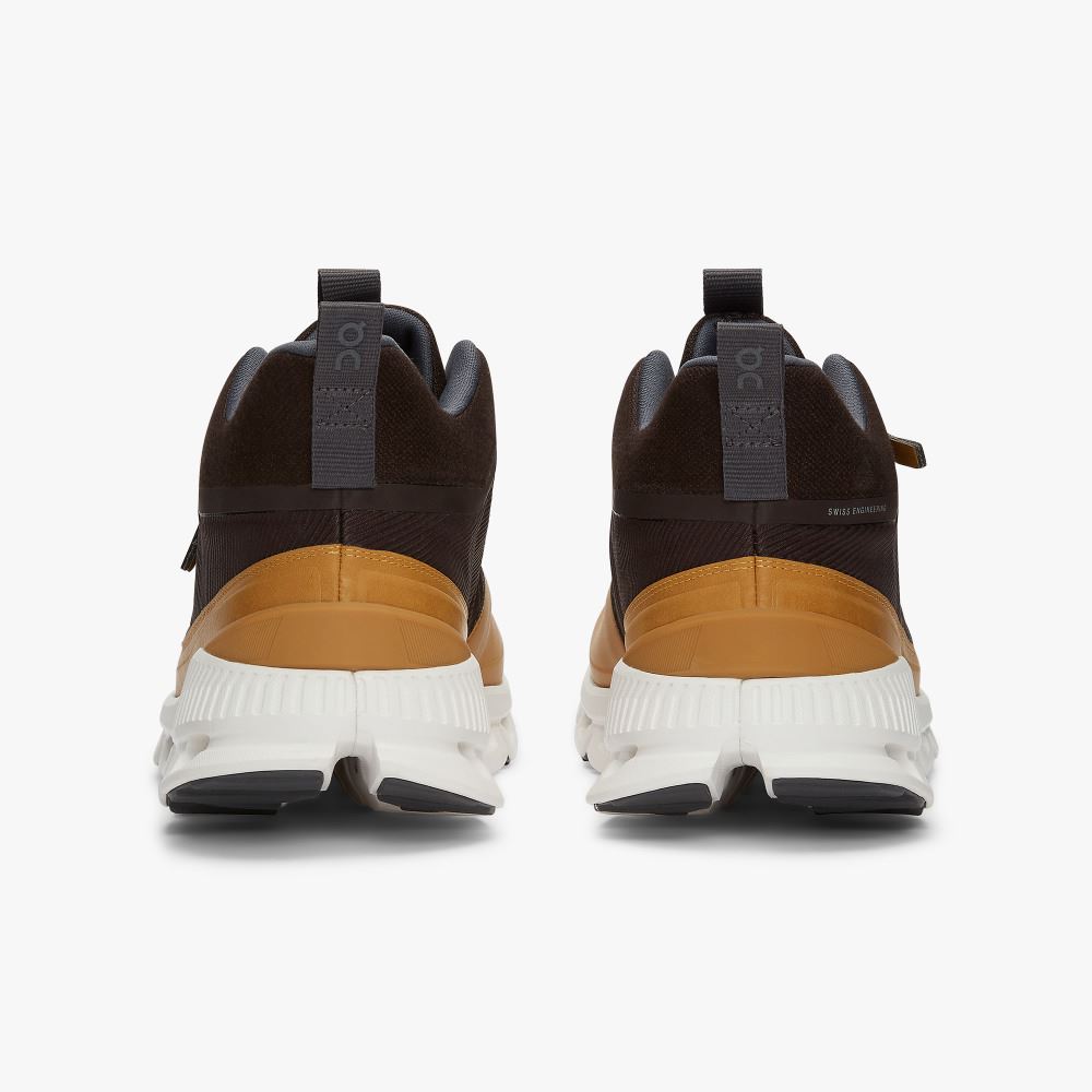 On Running Cloud Hi Miesten Tennarit Keltainen Ruskea | GVE1073HU
