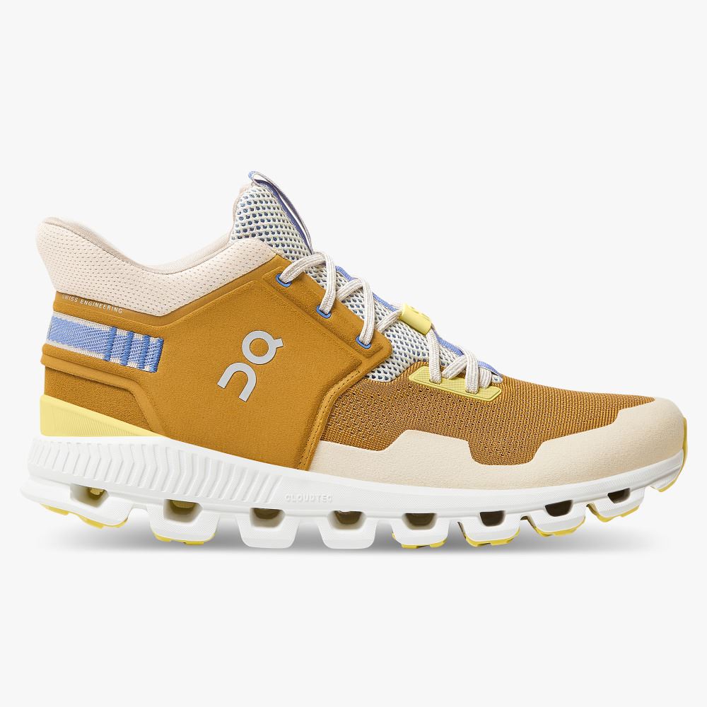 On Running Cloud Hi Miesten Tennarit Vaaleanruskea | UOX8966AH