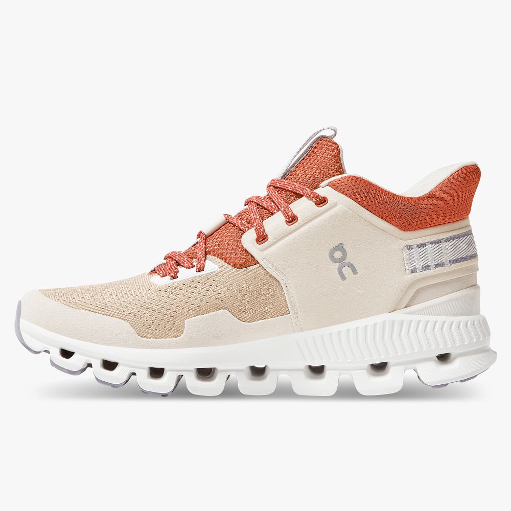 On Running Cloud Hi Naisten Tennarit Beige | BDS2138RT