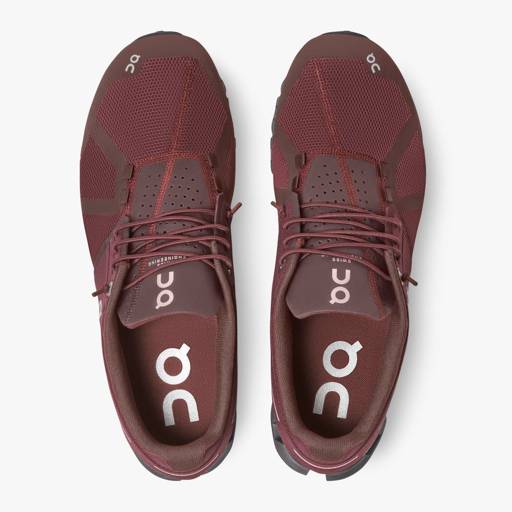 On Running Cloud Miesten Tennarit Viininpunainen | XUO7345WN