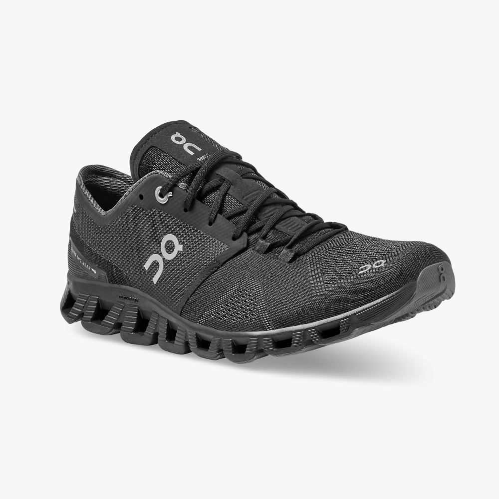 On Running Cloud X Miesten Maantiekengät Mustat | PXU3854JH