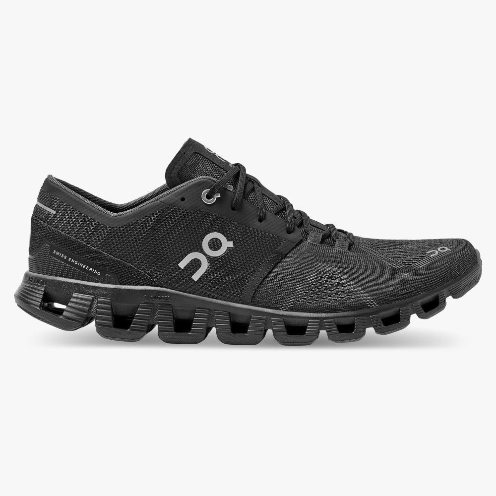 On Running Cloud X Miesten Maantiekengät Mustat | PXU3854JH