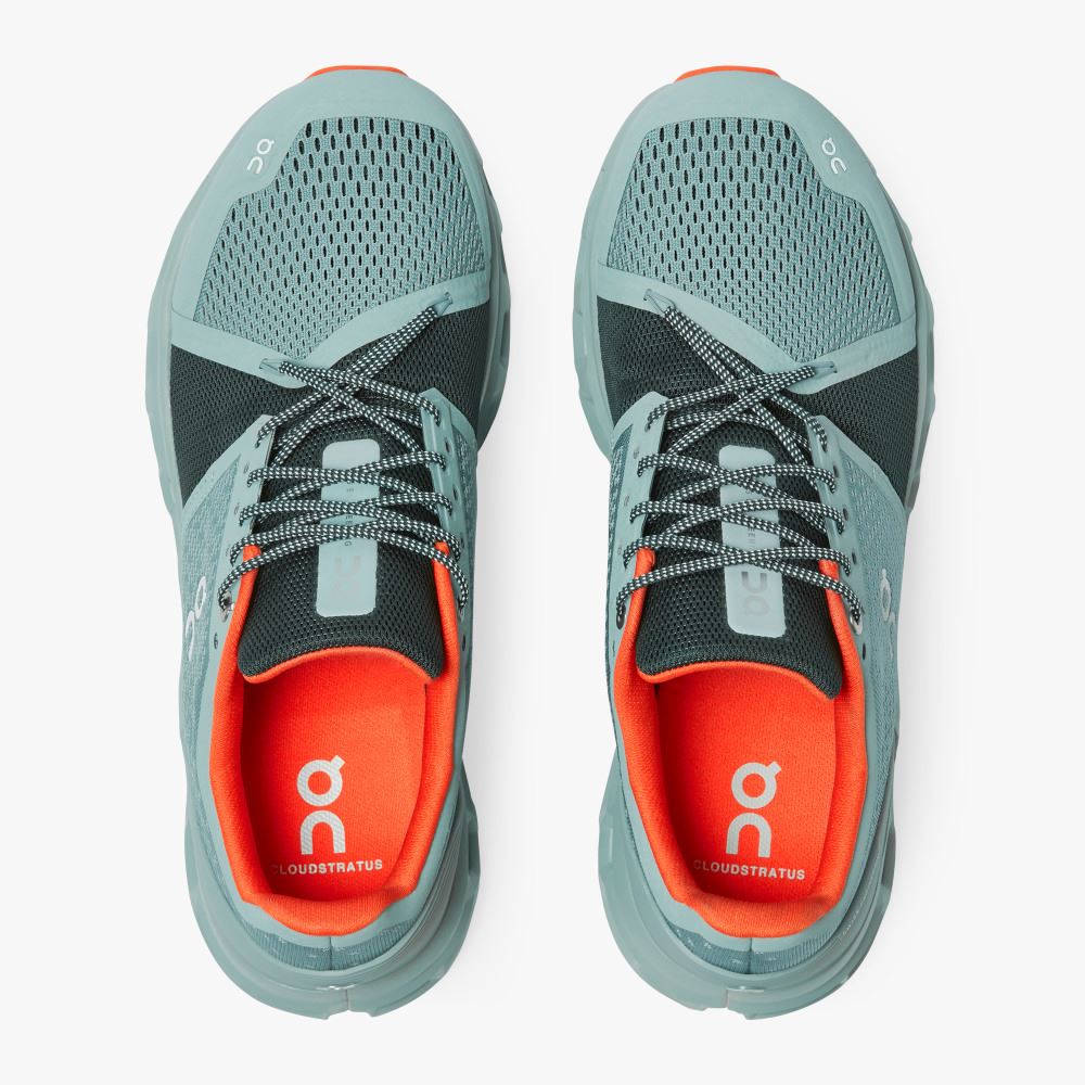 On Running Cloudstratus Miesten Maantiekengät Turkoosi | PNN7829RB