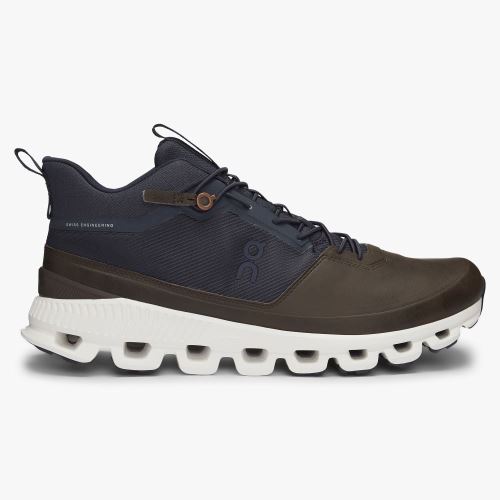 On Running Cloud Hi Miesten Tennarit Ruskea Laivastonsininen | PKK7319BP